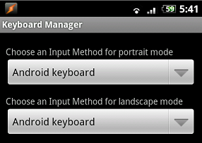 Change Keyboard Automatically With Orientation, Using KeyboardManager ...