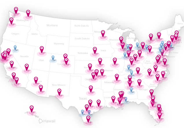 T-Mobile Expands HSPA+ Coverage To 8 New Areas