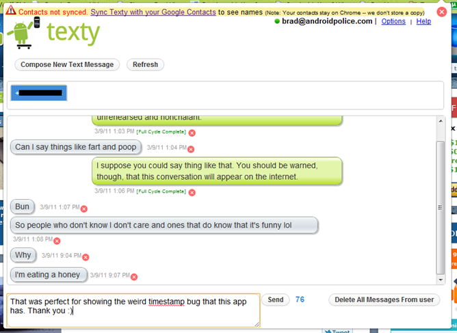 [Review] Texty Brings Texting To Your Computer Because You're Not ...