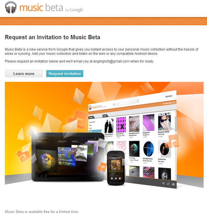 Google Music Page Is Live, Request A Beta Invite Now!