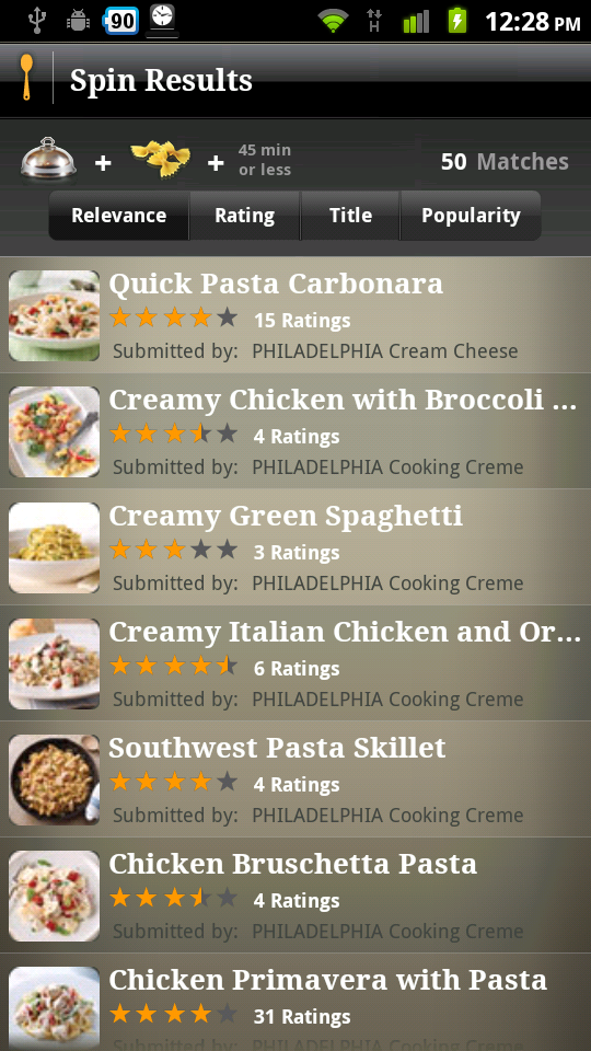 [Review] Dinner Spinner Brings The Feast To Android: Let The Food Porn ...