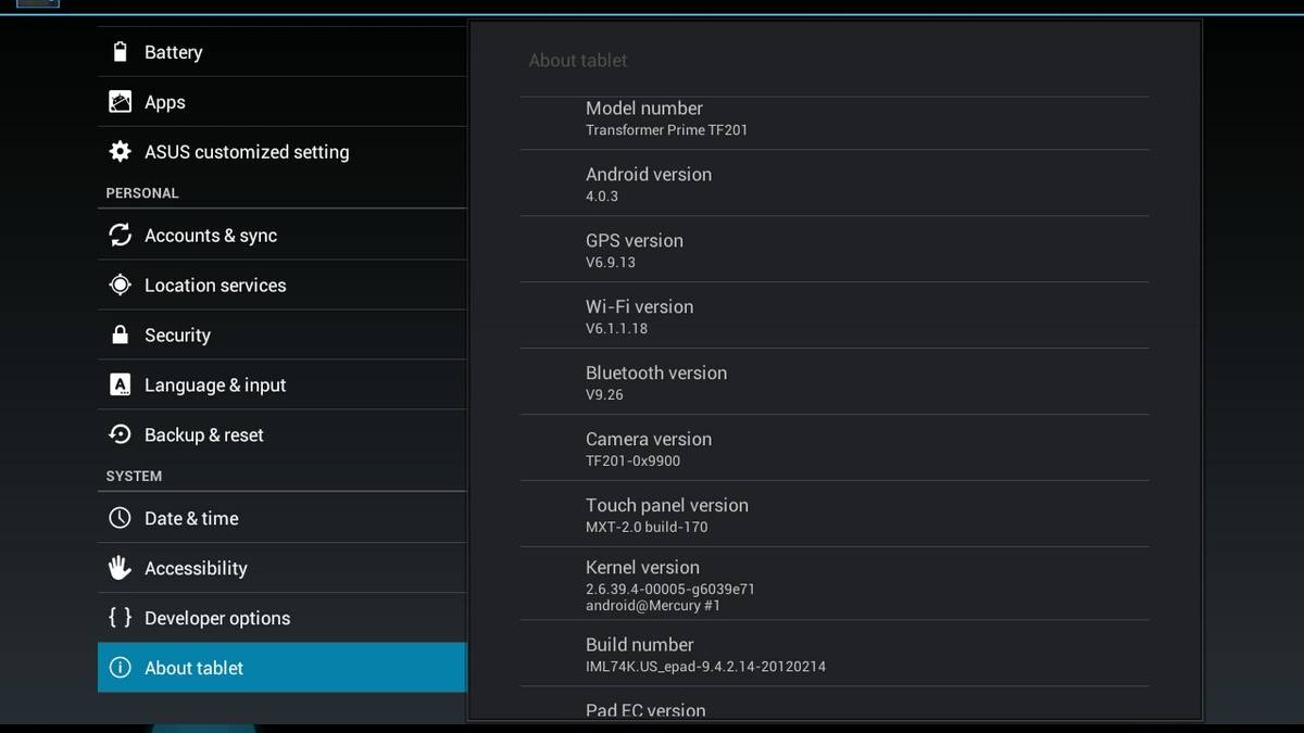 Transformer Menu Screen New Transformer Prime Update (9.4.2.14) Rolling Out Now - Little ...