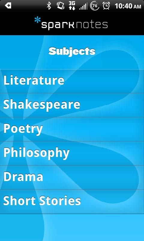 SparkNotes Comes To Android, Makes Studying Literature A Little Bit ...