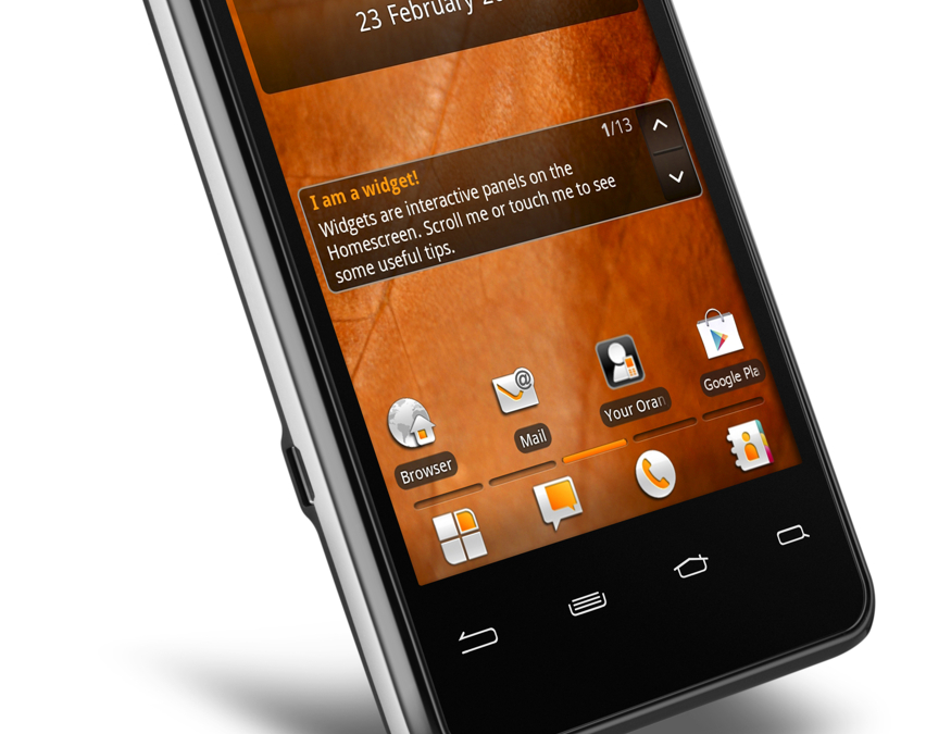 Orange Rio Phone Orange Announces The San Diego, Europe's First Intel-Powered Android Phone