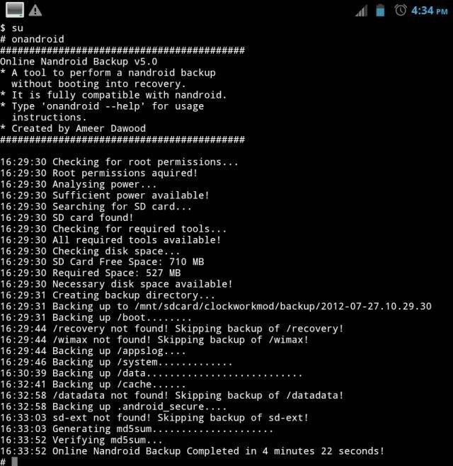 Onlydroid Onandroid Allows Live Full Nandroid Backups Without Rebooting Into Recovery