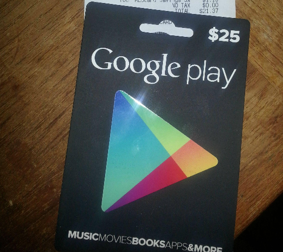 [Leak] Google Play Store Gift Cards May Land In Stores On August 26th