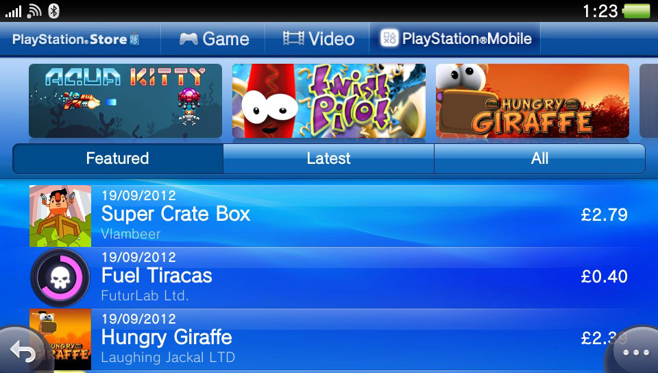 PlayStation Mobile Opening Today For Certified Devices
