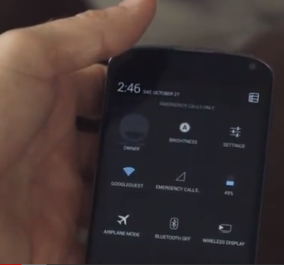 A Closer Look At Android 4.2's Quick Settings Menu And The Two-Finger ...