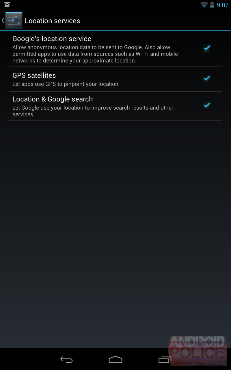 Getting To Know Android 4.1.2 - A Location Settings Revamp, On-Demand ...