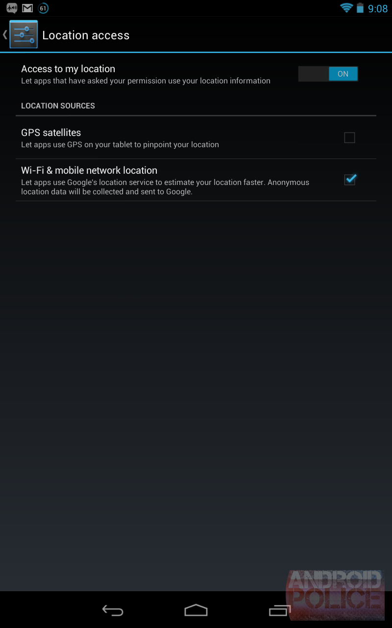 Getting To Know Android 4.1.2 - A Location Settings Revamp, On-Demand ...