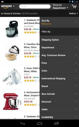 [New App] Tablet-Friendly Amazon Mobile Hits The Play Store