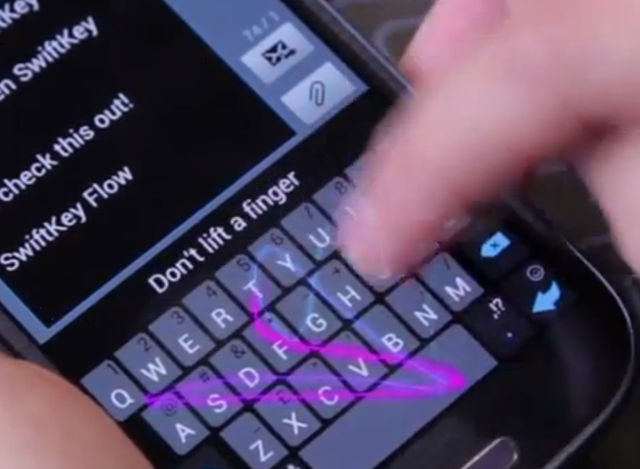 Here's A Sneak Peek At SwiftKey's New 'Flow Through Space' Feature ...