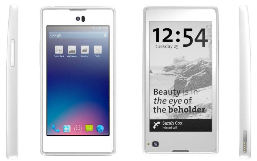Yota Devices Unveils YotaPhone – A Phone With Dual LCD/E-Ink Displays ...