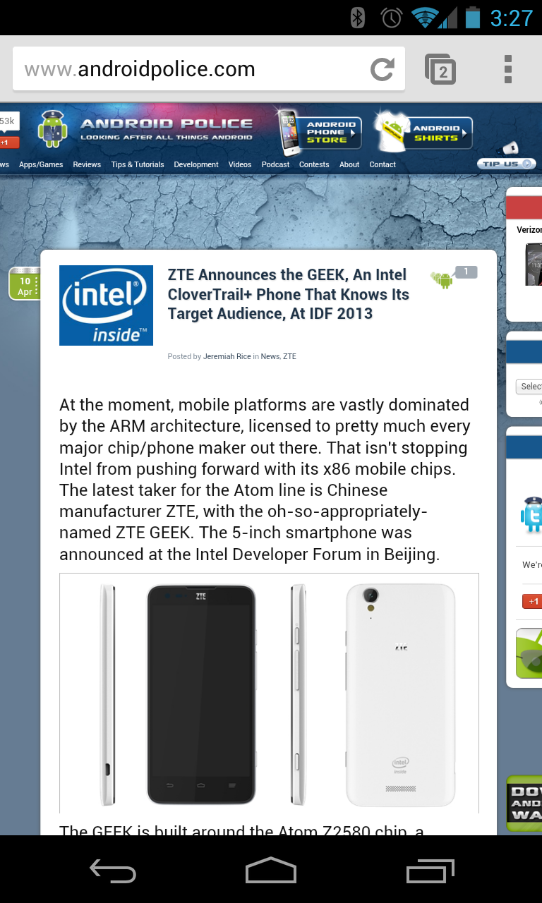 Chrome Beta For Android Updated To 27 – Brings Fullscreen To Phones ...