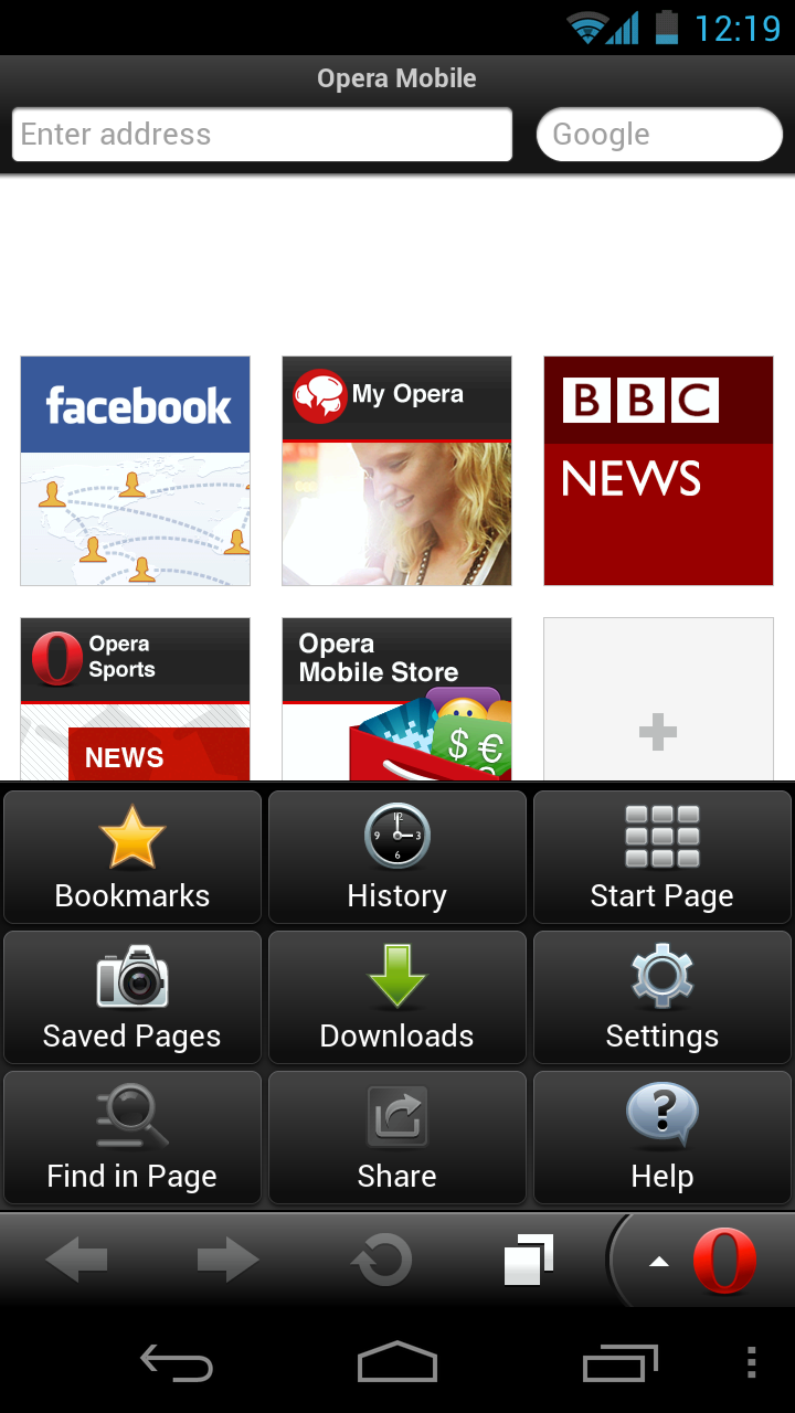 [New App] Original Opera Mobile For Android Re-Released For Those Who ...
