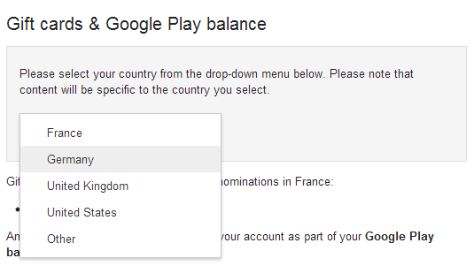 Google Launches Play Store Gift Cards In Germany And France