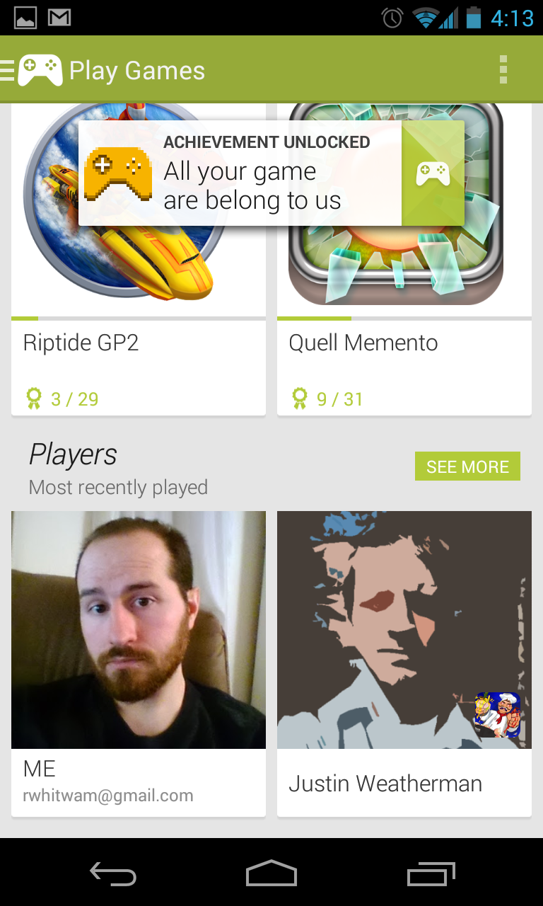 Konami Code Easter Egg Discovered In Google Play Games