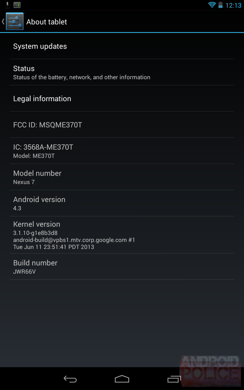 How To: Update Your 2012 Nexus 7 To Android 4.3 (JWR66V) And Root