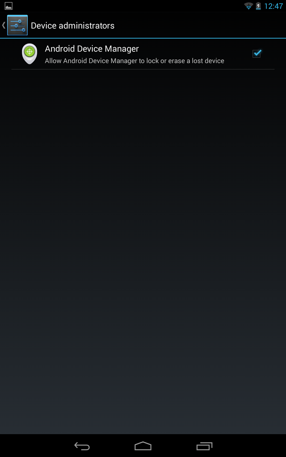 Android Device Manager Already Appearing On Devices Through Google Play ...