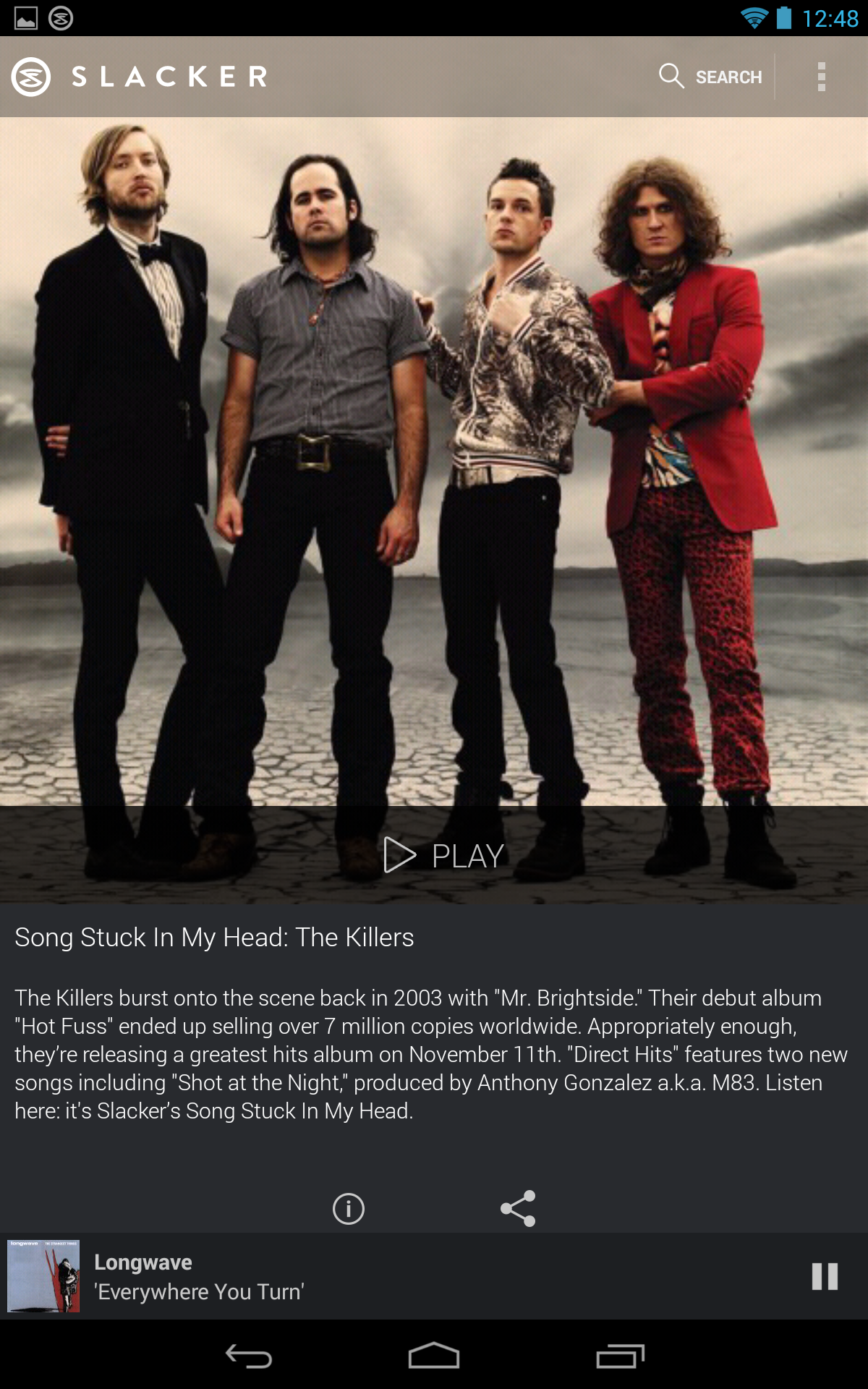 Slacker Radio App Gets A Total Redesign And New 'My Vibes' Activity ...