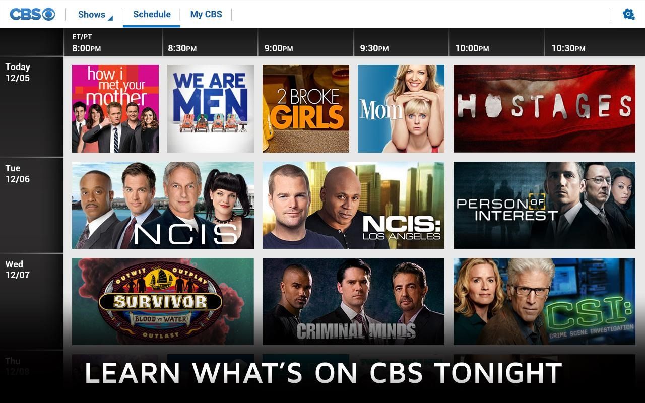 [New App] CBS Finally Learns How To Internet, Releases Streaming App ...
