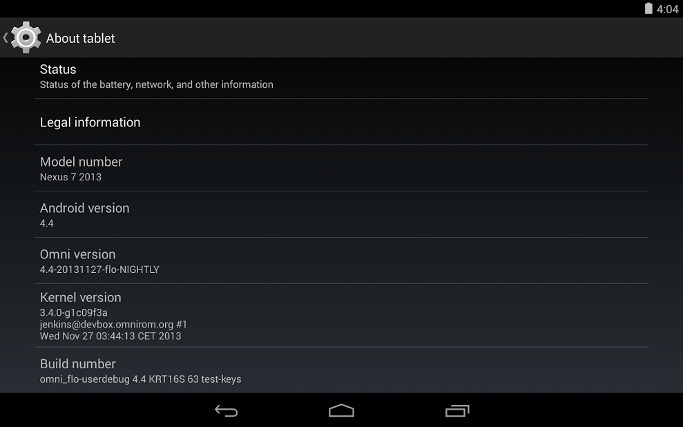 OmniROM Posts KitKat 4.4 Nightly Builds For 15 (Count 'Em, 15) Android ...