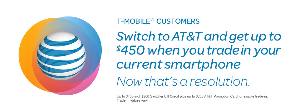 AT&T Seeks To Entice T-Mobile Customers By Offering Up To $450 For ...