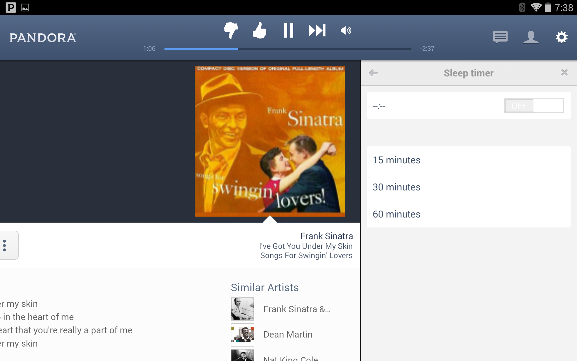 Pandora 5.2 Adds Alarm And Sleep Timer To Tablet Interface, Plus New ...