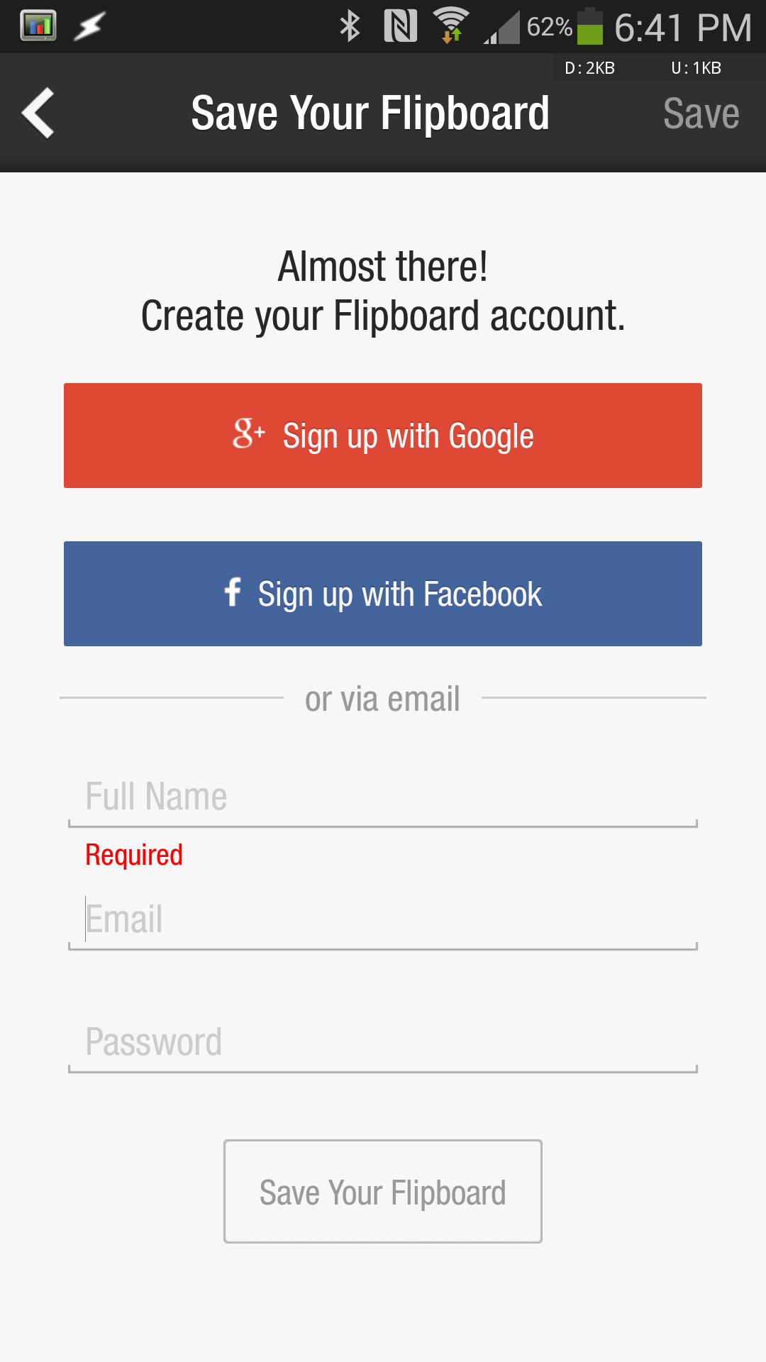 Flipboard Update Finally Adds A Google+ Option For Signup And Login