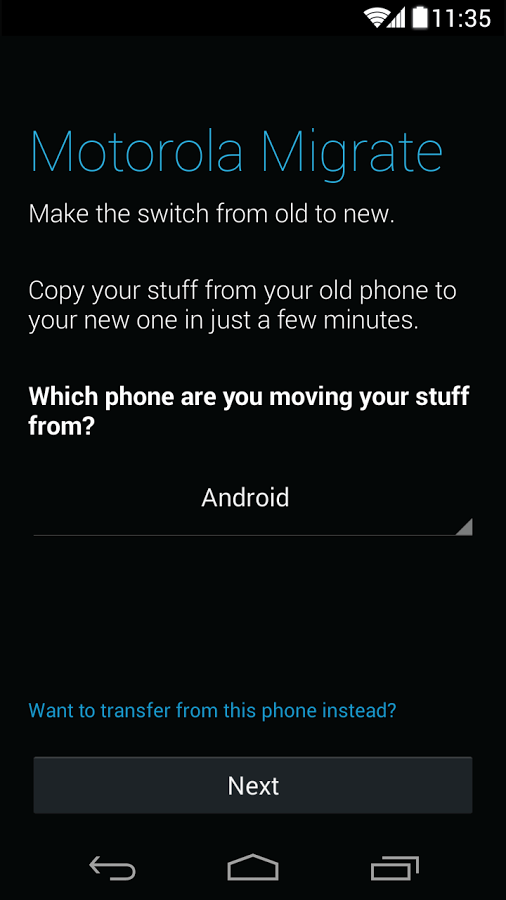 Motorola Migrate App Updated To Version 1.3, Adds More Refined Content ...