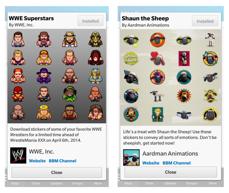 BBM 2.1 Is Now Live - Introduces Purchasable Sticker Packs Available In ...