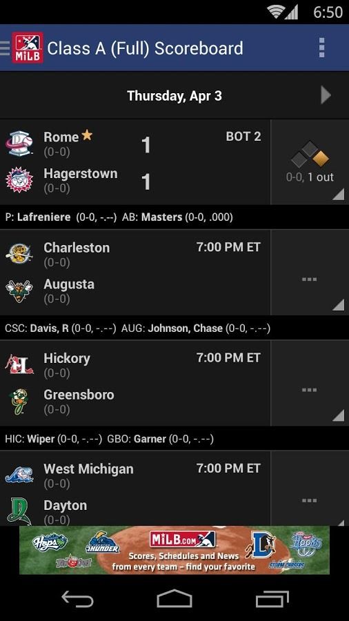 [New Apps] MLB Publishes Minor League Baseball Versions Of Inside The ...