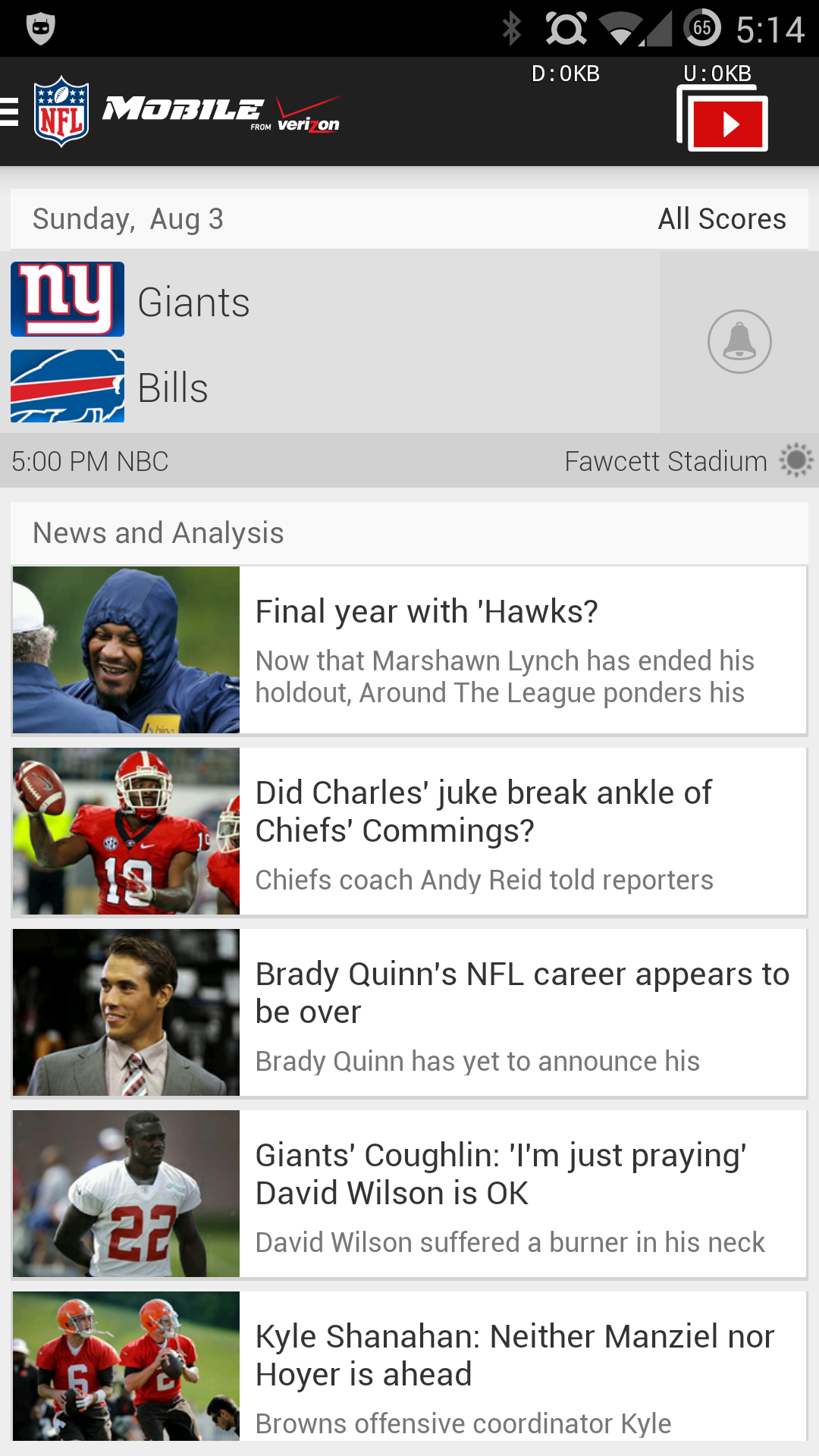 Neflo NFL Mobile App Updated With Redesigned Home Page To Bring In The ...