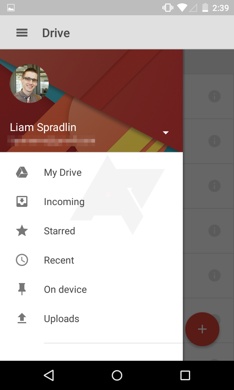 A Look At Google Drive's Material Design In Android 5.0 Lollipop