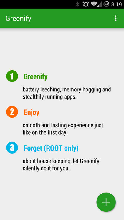Greenify Interface Greenify Updated With Lollipop Support, Material Design, And More