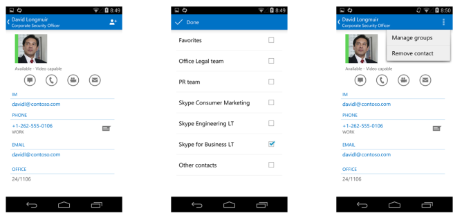 Microsoft Updates Lync For Android With Anonymous Join, Contact ...
