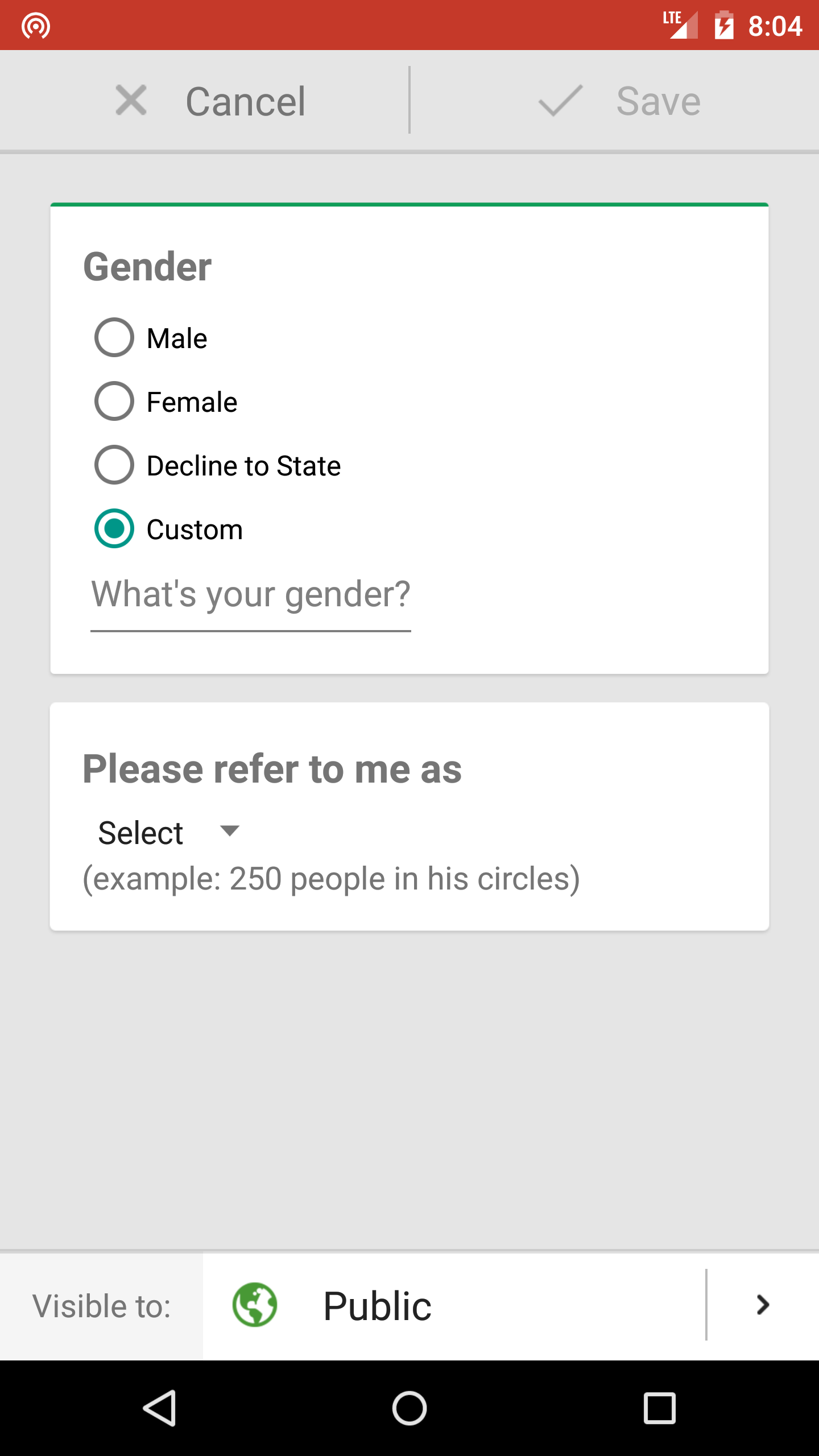 Data Conservation, Improved Gender Identity Options Come To Google+ App ...