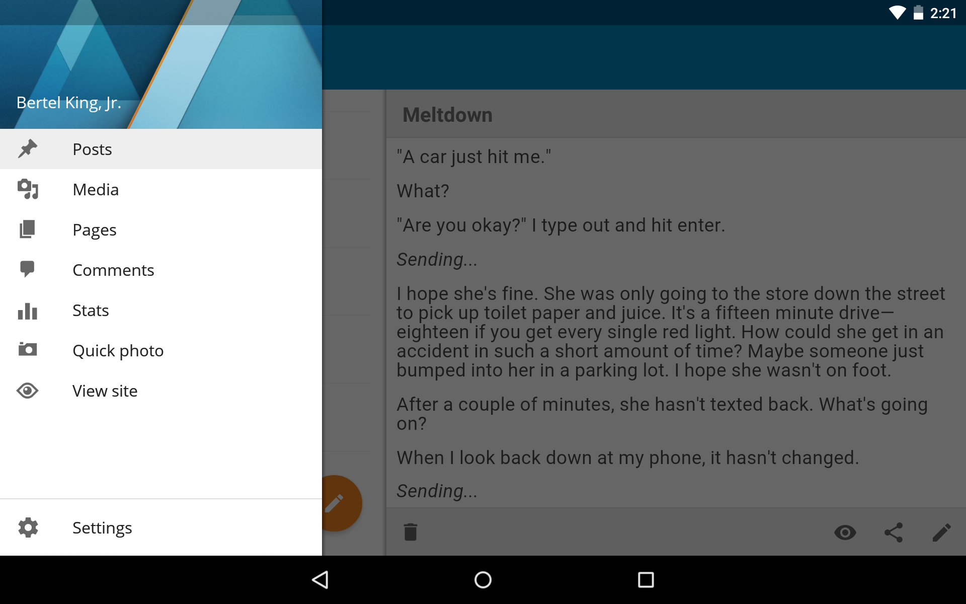 Writerp WordPress Android App Gets The Material Design Treatment In Version 3.5
