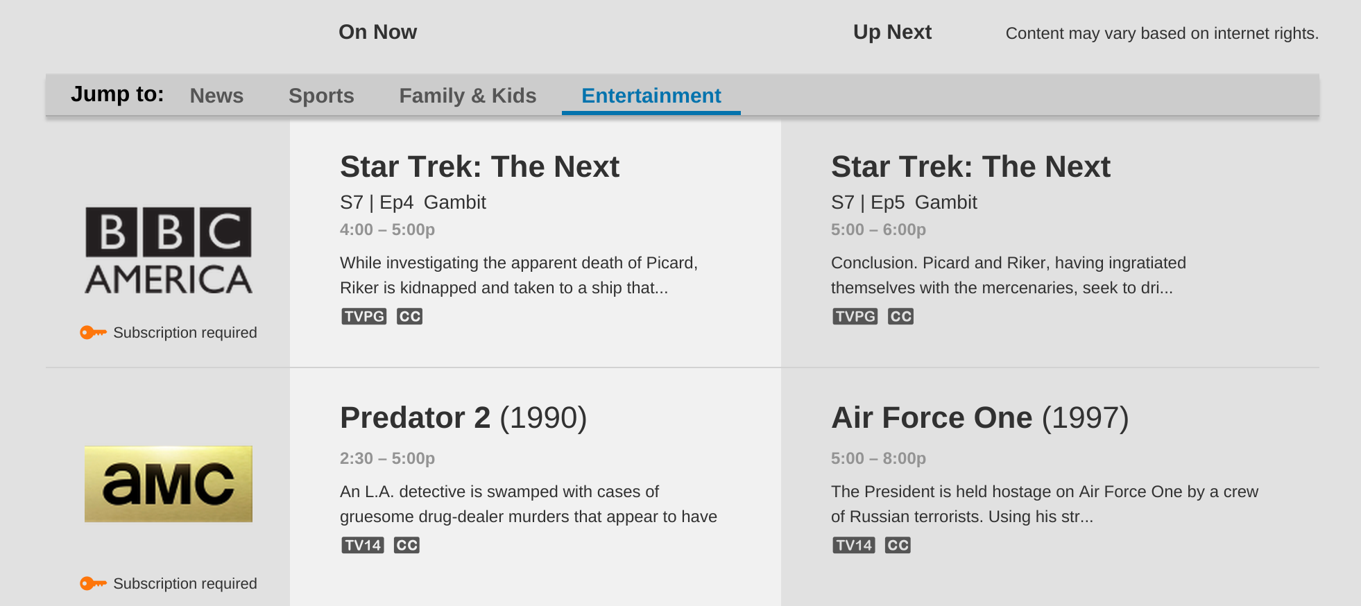 Comcast's Xfinity TV Go App Picks Up AMC, Showtime, The Weather Channel ...