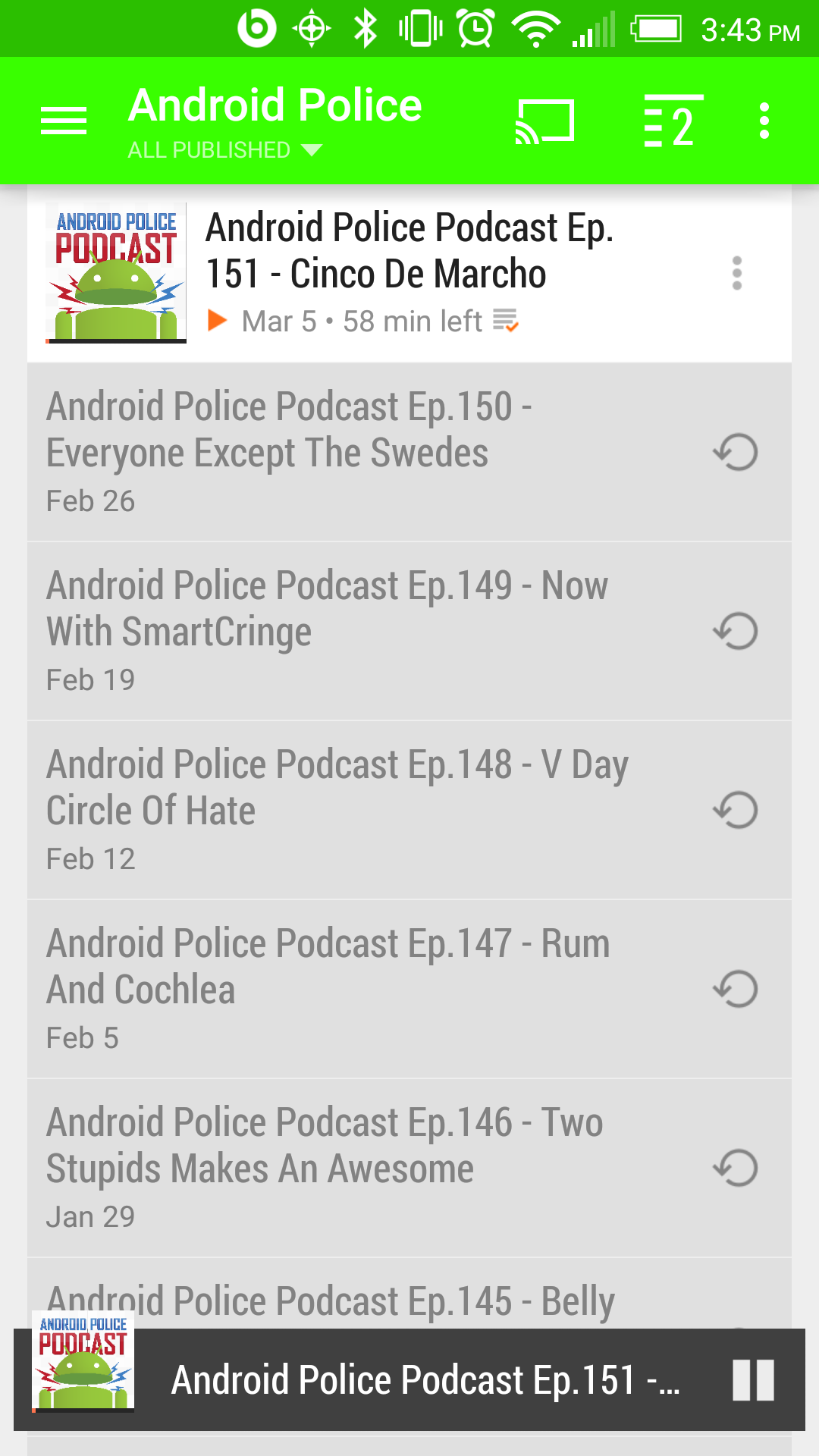 BeyondPod 4.1 Update Brings Dark Theme, Compact Cards, Android Wear App ...