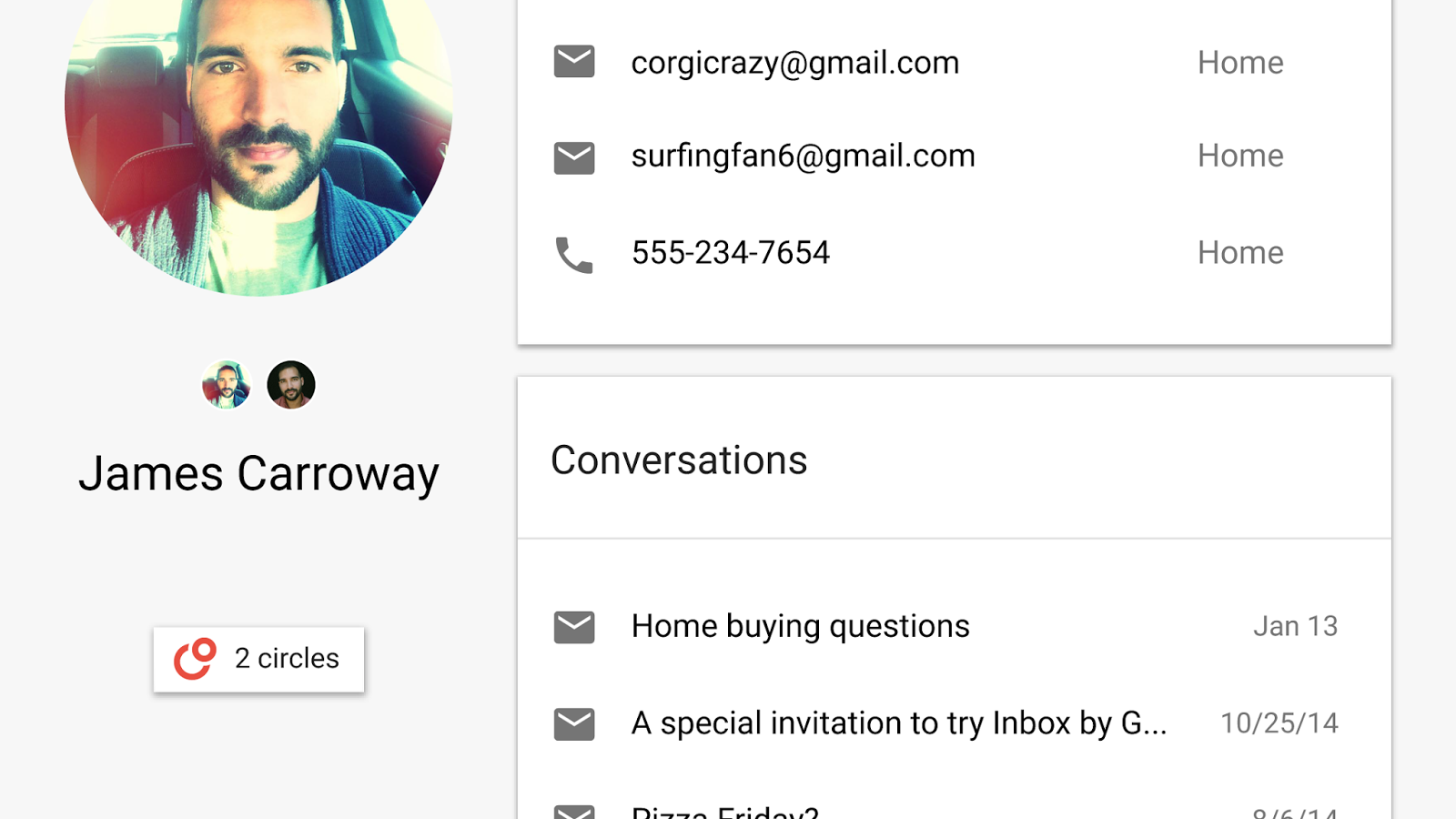 Google Releases Preview Of The New Google Contacts Web Interface