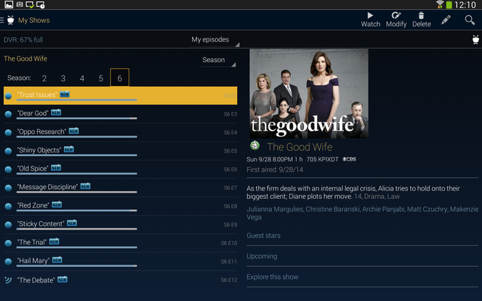 Tivo One Pass Program Guide TiVo Android App Gets Complete Redesign And OnePass In Version 3.0