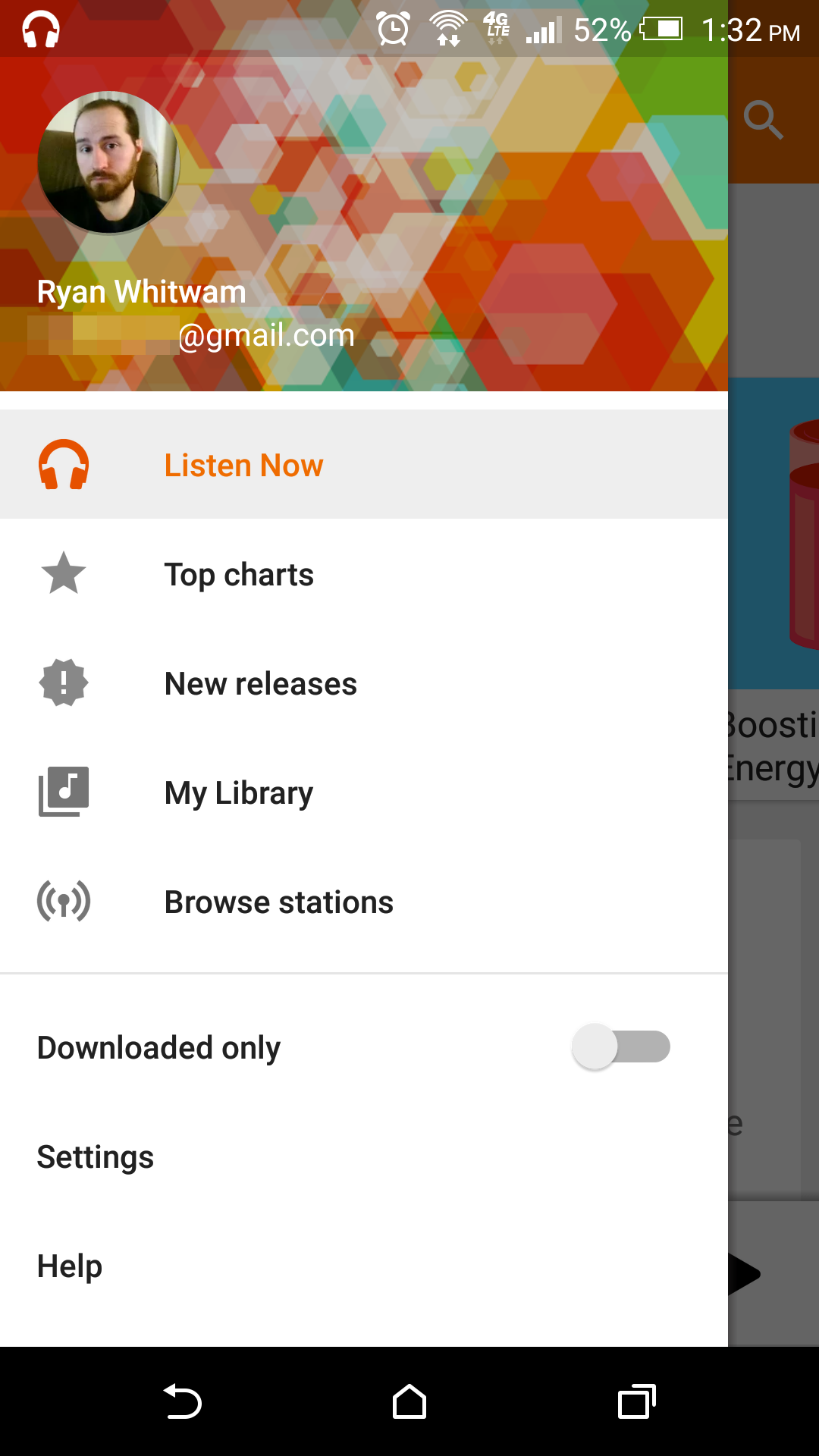 Google Play Music Updated To v6.0 With Tweaked Nav Drawer, Free ...
