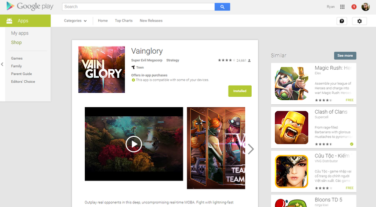 Play St The New Play Store Web Interface Appears To Be Rolling Out To Everyone ...