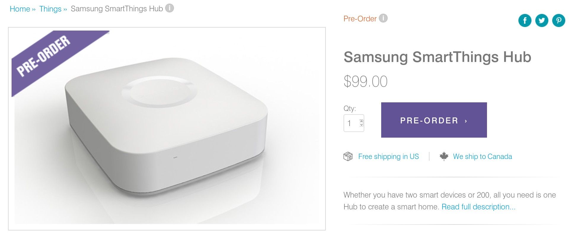 SmartThings' Long-Awaited 2nd Gen Hub Is Now Up For Pre-Order, Shipping ...