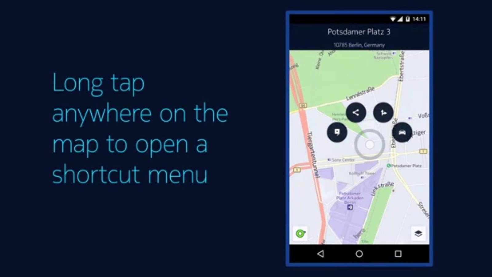 HERE Maps For Android Update Brings New Contextual Menu