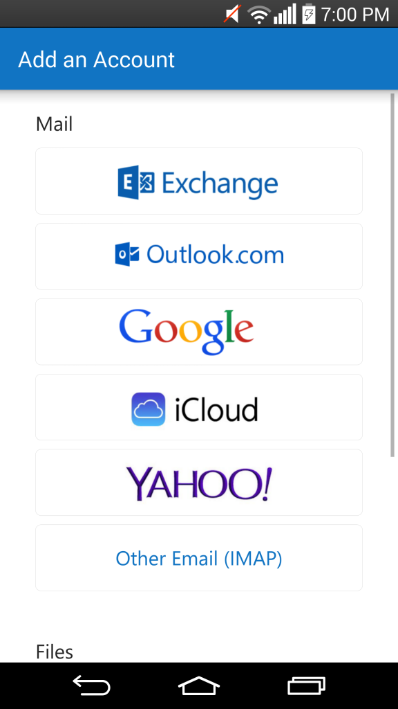 Outlook App Updated To Version 2.0 With A Few Material Design Visual ...