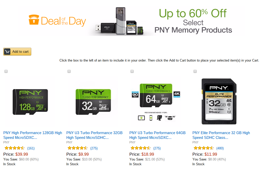 [Deal Alert] PNY Flash Memory On Sale Today At Amazon, 128GB MicroSD ...