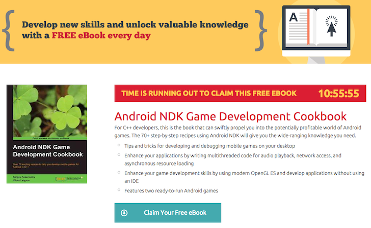 [Freebie Alert] Hurry: Packt Is Giving Away The Android NDK Game ...