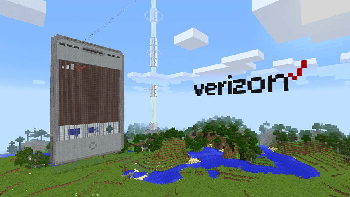 Verizon Builds A Working Smartphone In Minecraft That Makes Video Calls ...